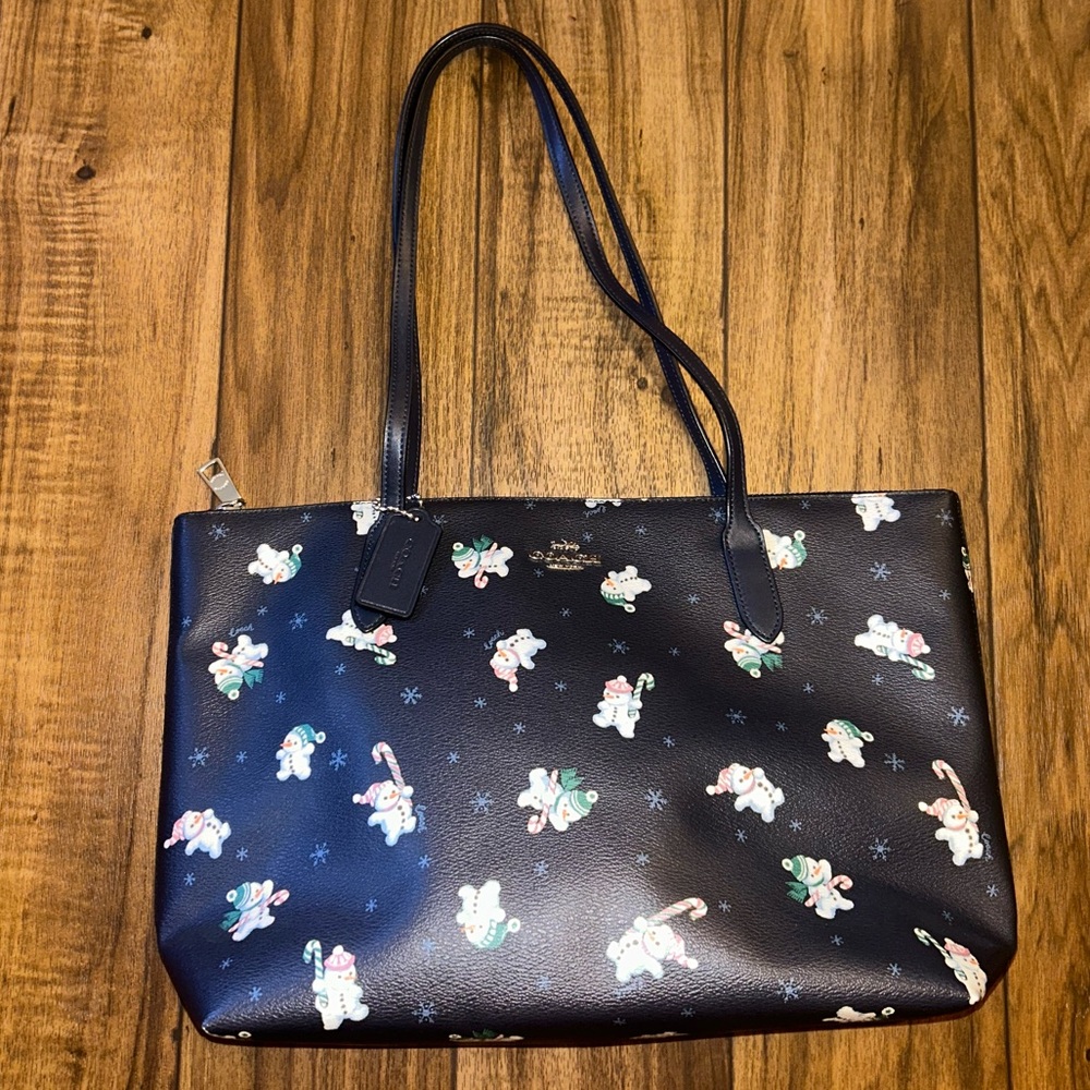 Coach Snowman Tote